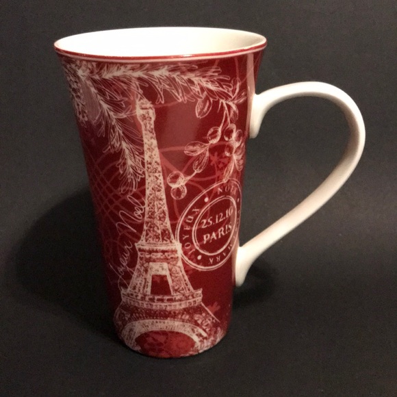 Tall coffee/tea cup Paris design - Picture 1 of 3